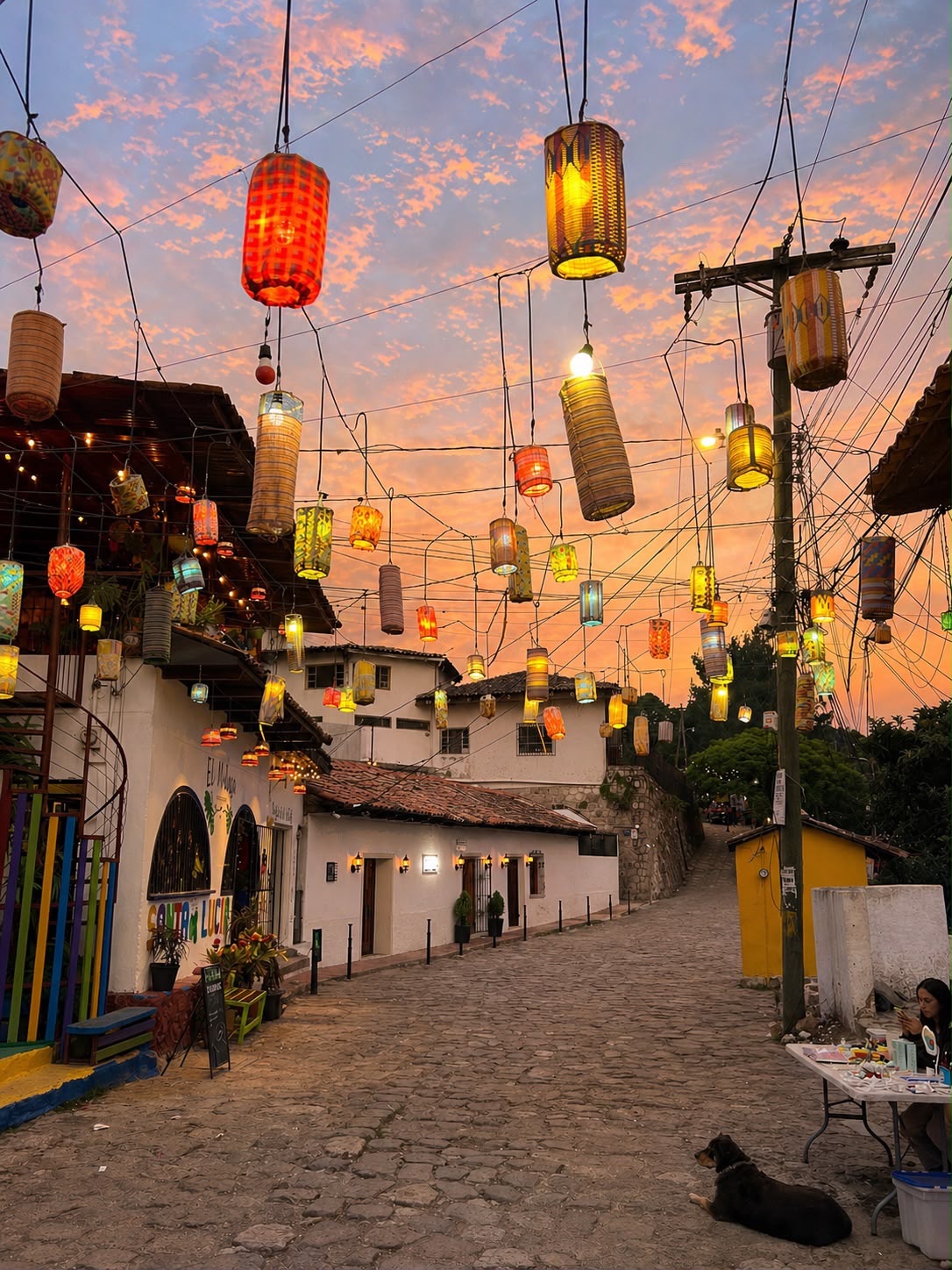 Calle de las Lámparas, Santa Lucía
